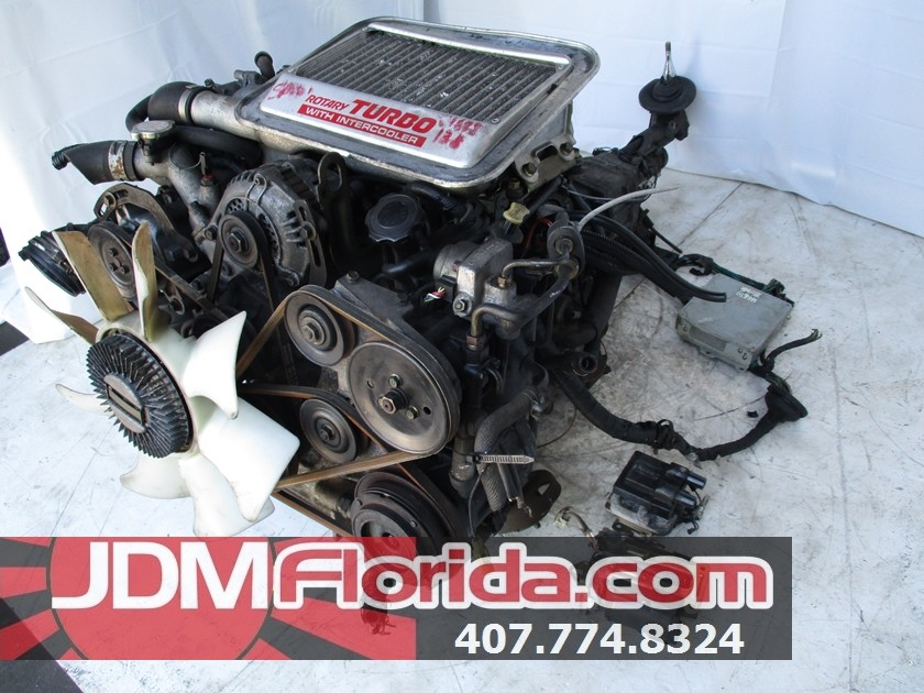 JDM 1986-1991 MAZDA RX-7 13B FC3S 1.3L TURBO 2 ENGINE & 5MT SWAP